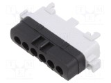 Bloc de distribuție POK&Oacute;J TS35, 1 pistă, 6 borne, 400V