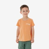 Tricou pentru Drumeție NH100 Portocaliu Copii 2-6 ani