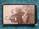 SUPERBA fotografie , anii 1880,atelier celebru ,Franz MANDY -Fotograful Curtii Regale ,Piata Teatrului langa Fialkovsky
