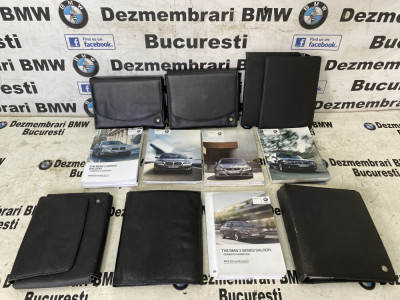 Mapa,toc piele,manual,carte service BMW F30,E65,F10,F11,F01 foto