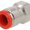 Racord push-in simplu AIGNEP 1/2&quot; alamă nichelată 0,99-20bar