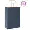 vidaXL Pungi de h&acirc;rtie 250 buc cu m&acirc;nere Albastru 21x11x31 cm 4101700