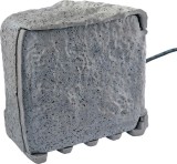 Z&aacute;suvka Strend Pro, vodeodoln&aacute;, z&aacute;hradn&aacute;, imit&aacute;cia kameňa, IP44, skrinka, 4x z&aacute;suvka, k&aacute;bel 3 m