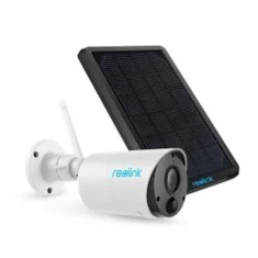 Camera de supraveghere Reolink Argus ECO B320 cu Panou Solar, WIFI, baterie reincarcabila, detectare persoana/vehicul, rezolutie 3MP, alerte Push