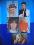 HOPCT LOT NR 1344 -ACTORI / ARTISTI-5 CARTI POSTALE-NECIRCULATE