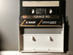 caseta audio BASF Chrome CR-M II 90 - RFG/Vintage/stare: Perfecta foto