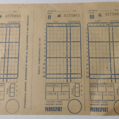 Talon loto pronosport