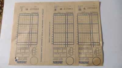 Talon loto pronosport foto