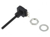 Potentiometru Axial 5k&Omega; 200mW THT 4mm Mono Carbune PIHER