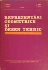 REPREZENTARI GEOMETRICE SI DESEN TEHNIC-V. IANCAU, V. BARBAT, I. RUSU, E. ZETEA, S. ROSA-127485 foto