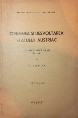 ORIGINEA SI DESVOLTAREA STATULUI AUSTRIAC foto