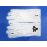 M?nu?i ceremonie brodate &ndash; bumbac 100% cu simboluri masonice