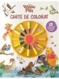 Carte de colorat. 12 creioane mici pentru maini de pitici. Disney. Winnie de Plus/***
