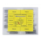 Set 100 Telescoape Quick Release Watchbox WZ1219, Otel, 1.5mm: 14-22mm + 24mm, Piese Ceasuri