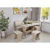Set Coltar Bucatarie MP Rodos, Sonoma + Fildes, Pal Melaminat, 4 Corpuri