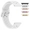 Curea din silicon, compatibila Apple Watch 9|8|7|6|5|4|3|2|1 Series, 41mm|40mm|38mm, Alb