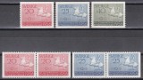 Suedia 1956 - Jocurile Olimpice Ecvestre, NDT sus-jos, respectiv stg.-dr., SET COMPLET, MNH