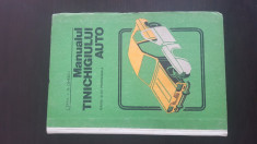 Manualul tinichigiului auto pentru scoli profesionale - I. Sava. 1985 foto