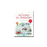 Mijloace de transport - 3-4 ani - carte de colorat