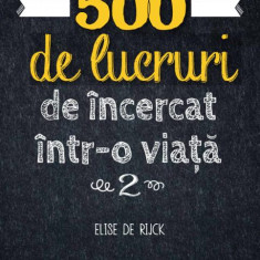 500 de lucruri de încercat într-o viață (Vol. 2) - Paperback brosat - Elise De Rijck - Litera