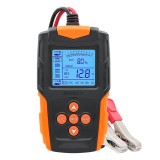 Tester de baterie auto Techstar&reg; FBT-200, 12V/24V, 100-2000 CCA, 3Ah - 200Ah, analizor digital baterie pentru masini, camioane, motociclete, SUV-uri,