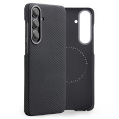 Husa pentru samsung galaxy s24 - edizard air magsafe case - black foto