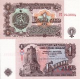 Bancnota Bulgaria 1 Lev 1974 UNC (Neutilizata) - Colectie Numismatica Europa
