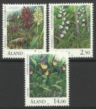 Aland (Finlanda) 1989 - Flori, orhidee, serie neuzata