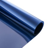 Folie Autoadeziva Pentru Geam cu Protectie Solara UV si Efect de Oglinda, Albastru, Calitate Premium, Dimensiune 200 x 70 cm CBD CORAL BEST DEALS 200