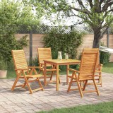 vidaXL Set de masă pentru grădină 5 pcs Maro Lemn Solid de Acacia 3375631