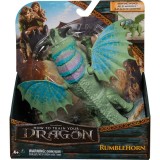 How to Train Your Dragon &ndash; Figurina Rumblehorn bazată pe filmul How To Train Your Dragon 2025, Verde, 4 ani+