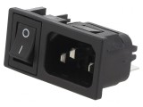Conector Alimentare AC IEC 60320 10A 250V