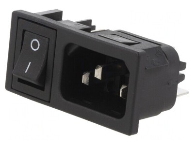 Conector Alimentare AC IEC 60320 10A 250V foto