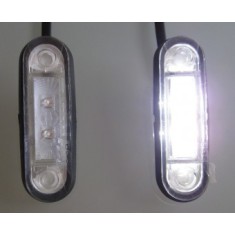 Lampa de contur a gabaritului pentru vehicule FT-015 Alb Bull-Bar