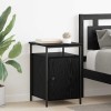 VidaXL Dulap de noapte 2 pcs Stejar negru 40 x 42 x 60cm Lemn compozit 881811