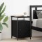 vidaXL Dulap de noapte 2 pcs Stejar negru 40 x 42 x 60cm Lemn compozit 881811