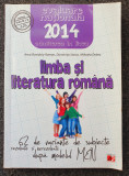 LIMBA SI LITERATURA ROMANA EVALUAREA NATIONALA 2014 - Davidoiu-Roman