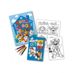 Set de colorat Paw Patrol, 6 Piese, 2 Planse, +3 ani