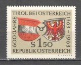Austria.1963 600 ani realipirea Regiunii Tirol MA.657