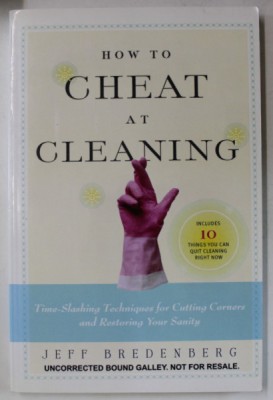 HOW TO CHEAT AT CLEANING by JEFF BREDENBERG , 2007 foto