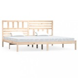Cumpara ieftin Cadru de pat, 200x200 cm, lemn masiv de pin