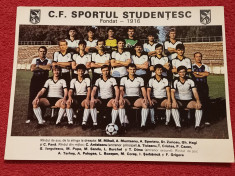 Foto fotbal (anii`80) - echipa &amp;quot;SPORTUL STUDENTESC&amp;quot; BUCURESTI foto