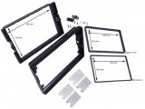 Kit Universal Radio Auto 9 Inch 2DIN, 183x105mm, Inclinare 8&deg;, Negru - Rama Adaptor Navigatie