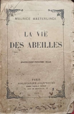 LA VIE DES ABEILLES (VIATA ALBINELOR)-MAURICE MAETERLINCK-259938 foto