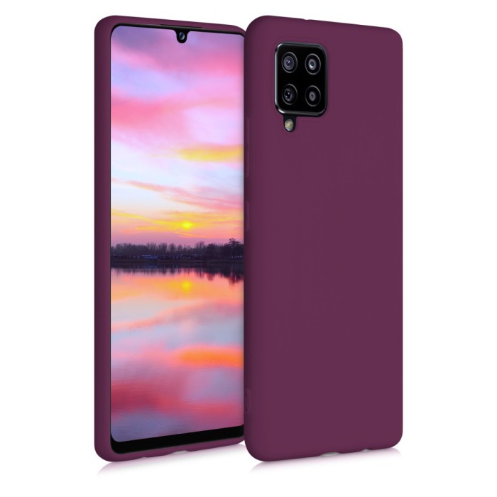 Husa pentru Samsung Galaxy A42 5G, Silicon, Violet, 53804.187