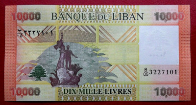 Liban 10.000 10000 Livres 2014 UNC necirculata ** foto
