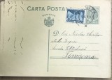 CP03 Carte postala veche 1939 absolvent inginer Politehnica Timisoara timbru Fondul Aviatiei