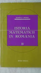 George St. Andonie - Istoria matematicii in Romania, vol. II (1966) foto