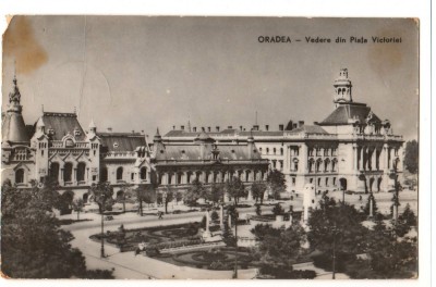 CPI B 10853 CARTE POSTALA - ORADEA. VEDERE DIN PIATA VICTORIEI, RPR foto