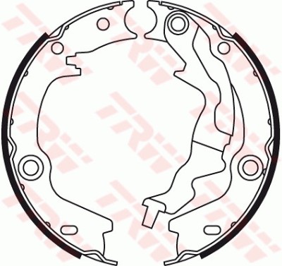 TRW GS8781 Set saboti frana, frana de mana foto